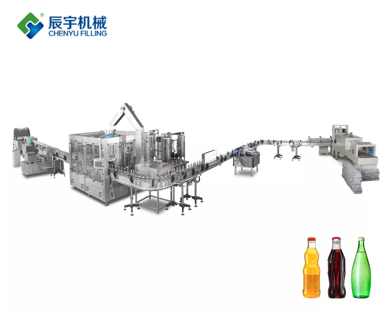 Glass Bottle Carbonated Beverage Production Line