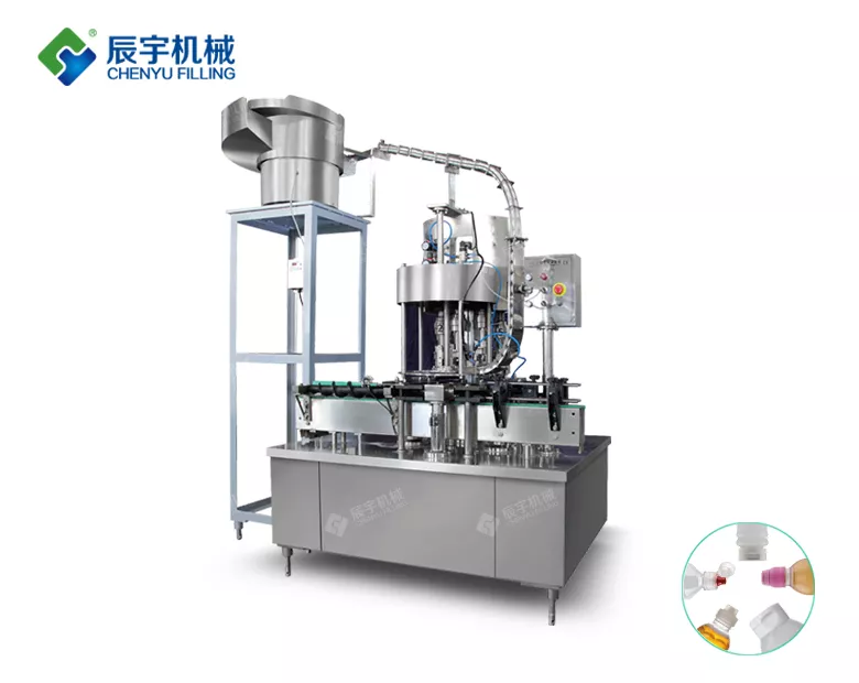 Irregular Plastic Cap Capping Machine