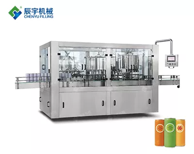 Can Filling Machine for Juice / Tea Beverage