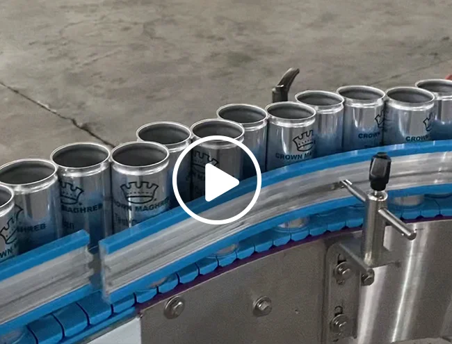 Can Drinks Filling Machine Video